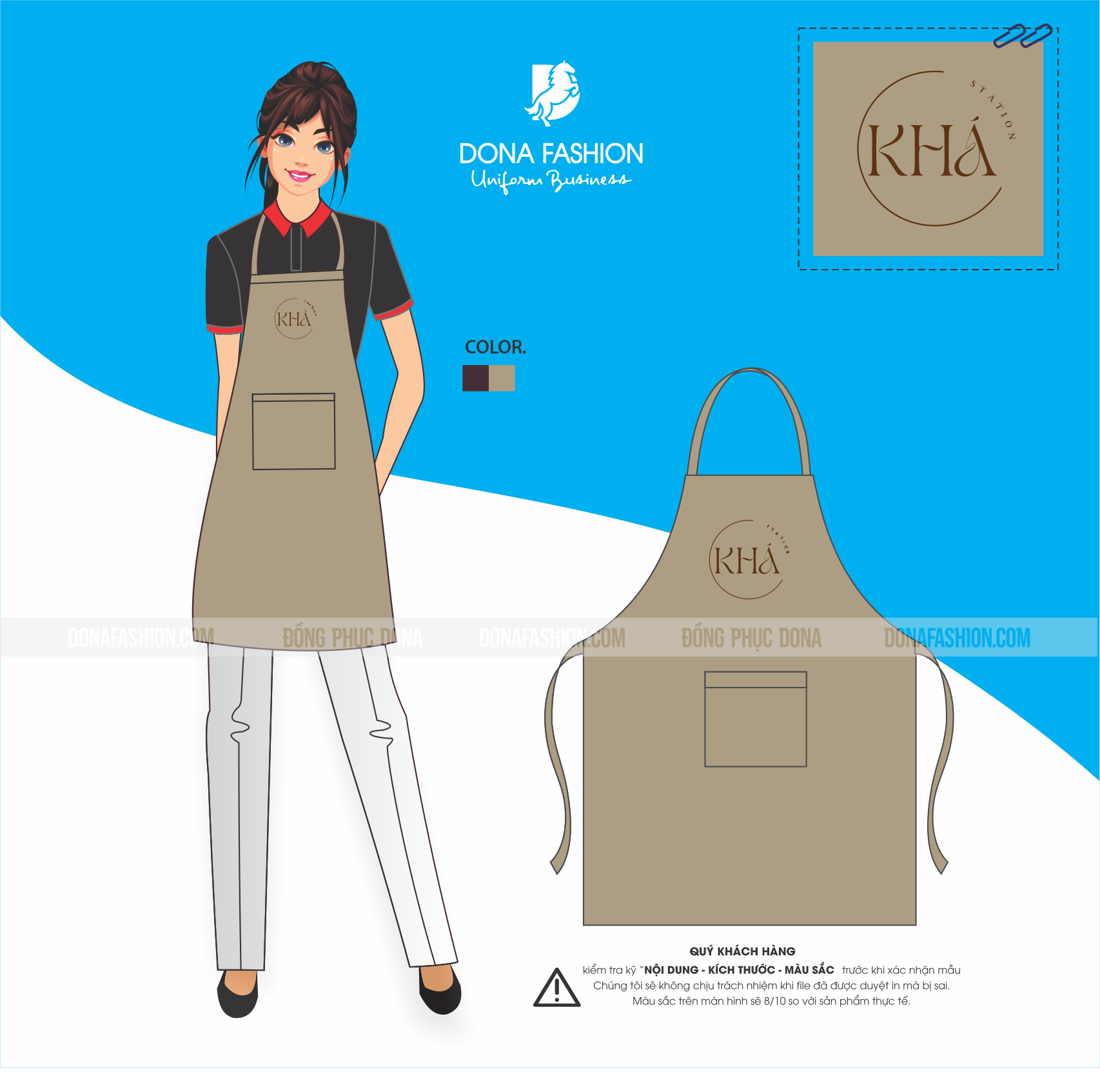 Tạp dề nhân viên